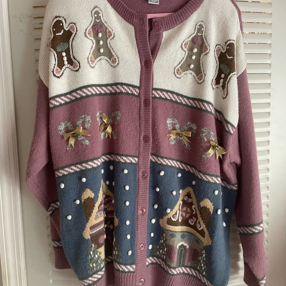 Vintage Gingerbread Cardigan